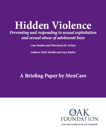 العنف الخفي: منع الاستغلال الجنسي والاعتداء الجنسي على الأولاد المراهقين والتصدي لهما